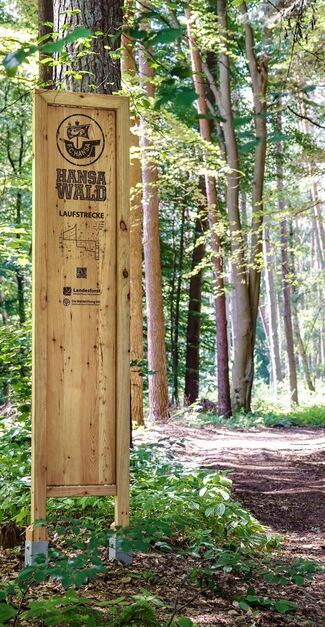 Orientierung für den Hansa-Wald